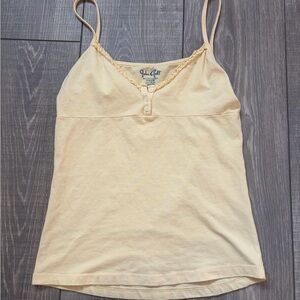 Brandy Melville Soft Yellow Camisole